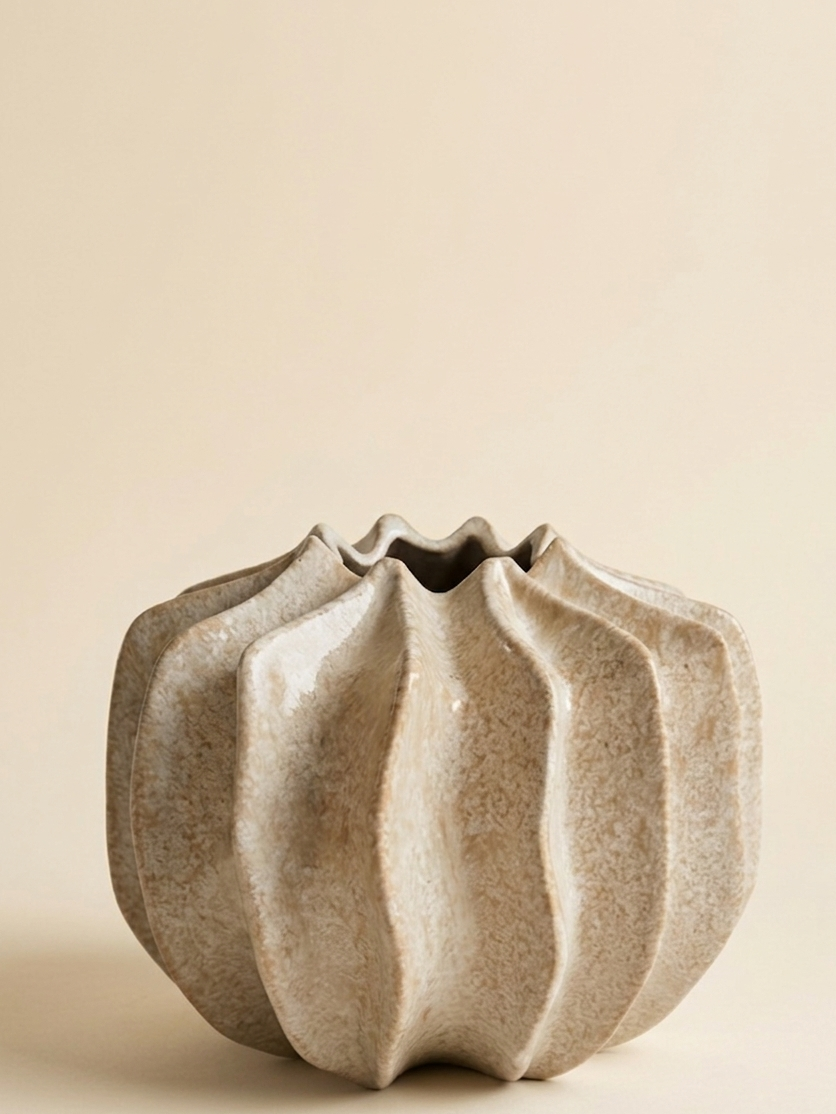 Vase Carambole S blanc